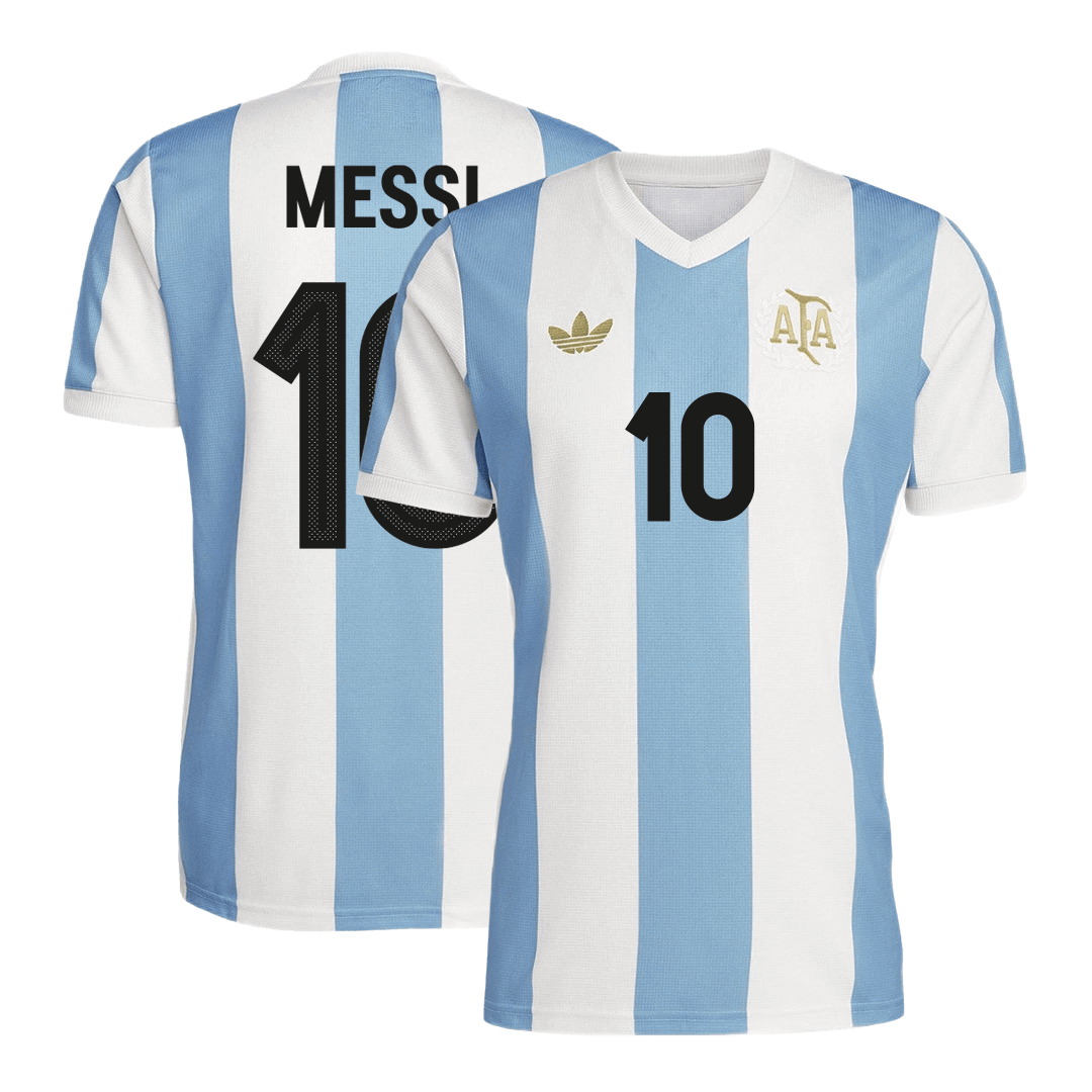 MESSI #10 Argentina Fotbollströjor 2024 50-årsjubileum