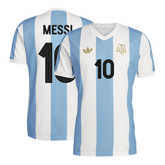 MESSI #10 Argentina Fotbollströjor 2024 50-årsjubileum
