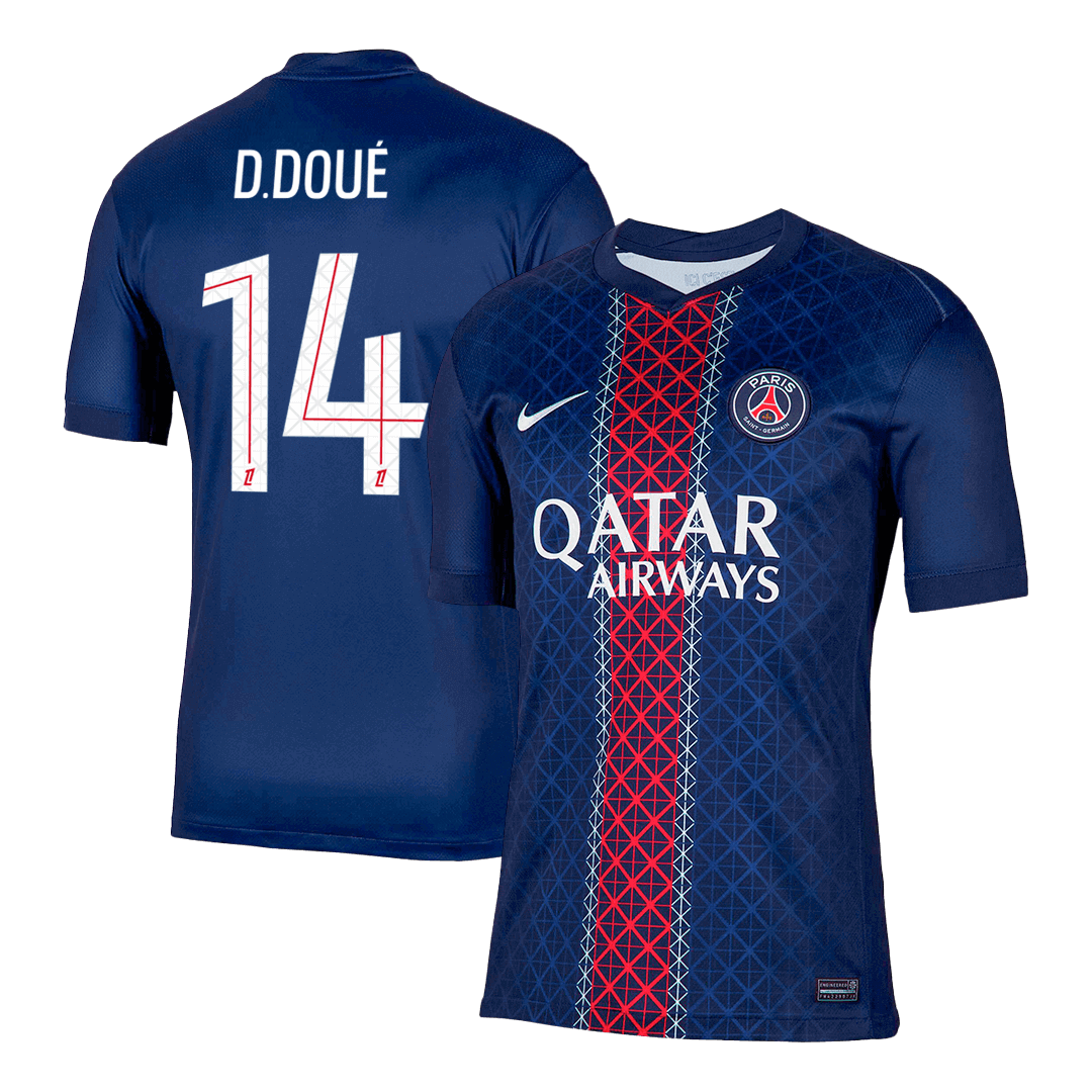 D.DOUÉ #14 PSG Tröja 2025/26 Hemma