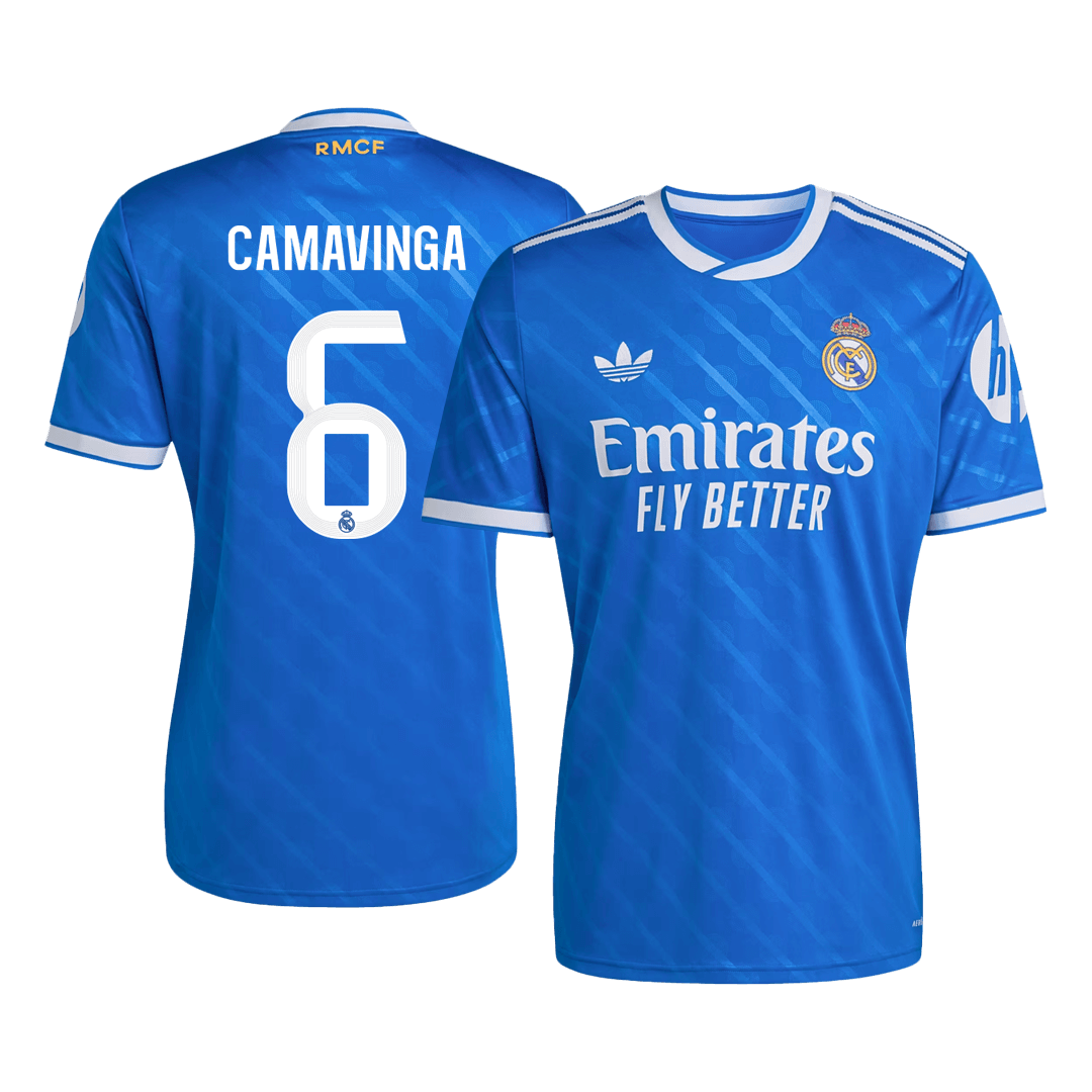 Real Madrid Tröja CAMAVINGA #6 2025/26 Tredje Blå