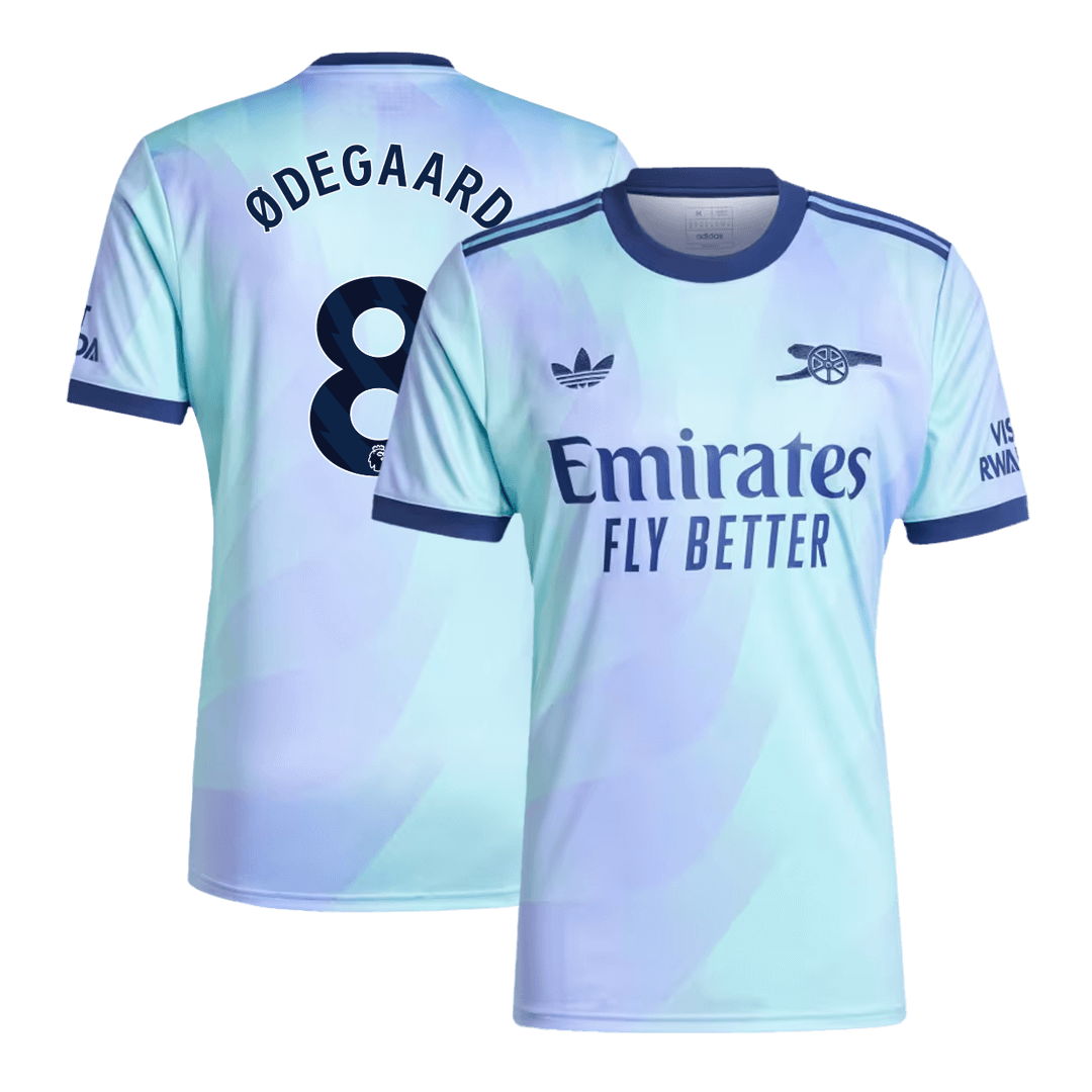 Arsenal Tredjeställ Fotbollströja ØDEGAARD #8 2024/25 Premium