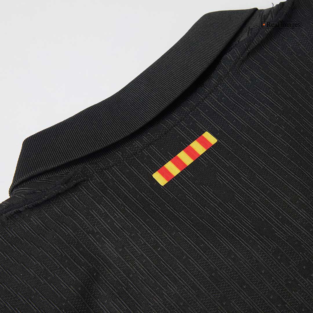Barcelona Borta Fotbollströja LAMINE YAMAL #19 2024/25 Autentisk - Spotify-logotyp utan text