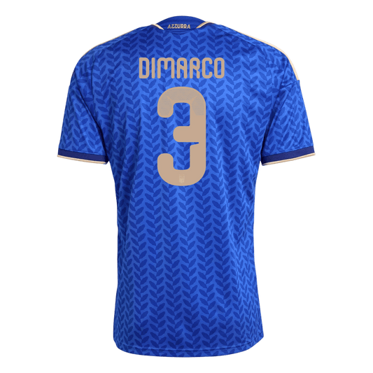 Italien Tröja DIMARCO #3 2026 Hemma Blå - World Cup 2026-1
