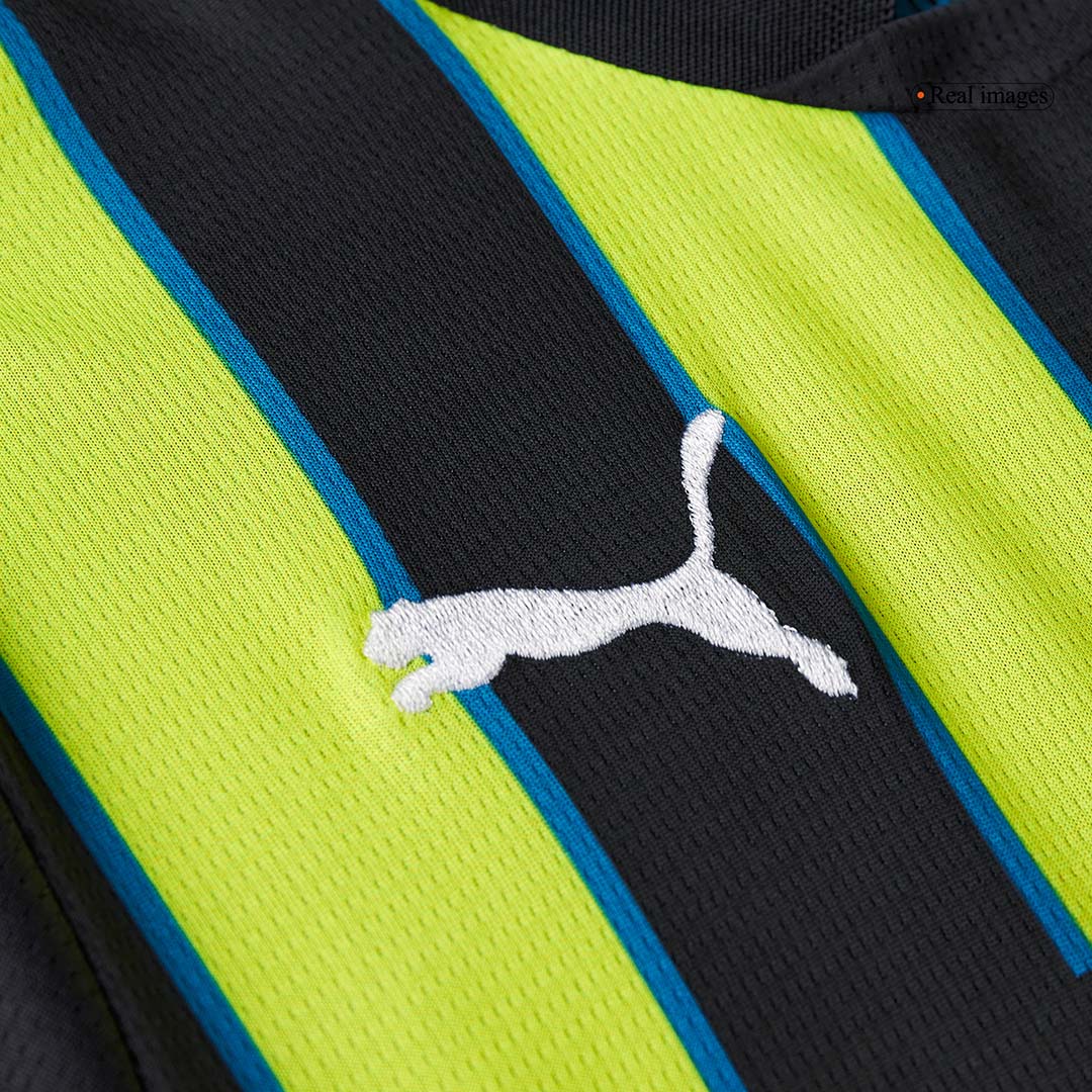 Manchester City Borta Fotbollströja 2024/25 Fotbollssats Barn