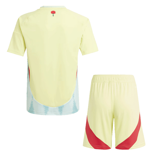 Spanien Borta Fotbollströja Euro 2024 
Fotbollssats Barn-1