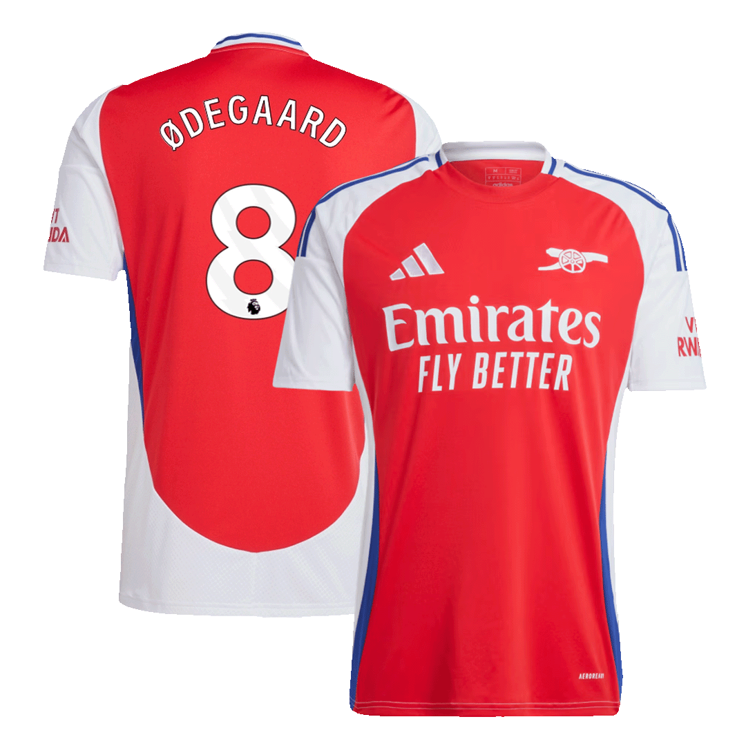 Arsenal Hemma Fotbollströja ØDEGAARD #8 2024/25