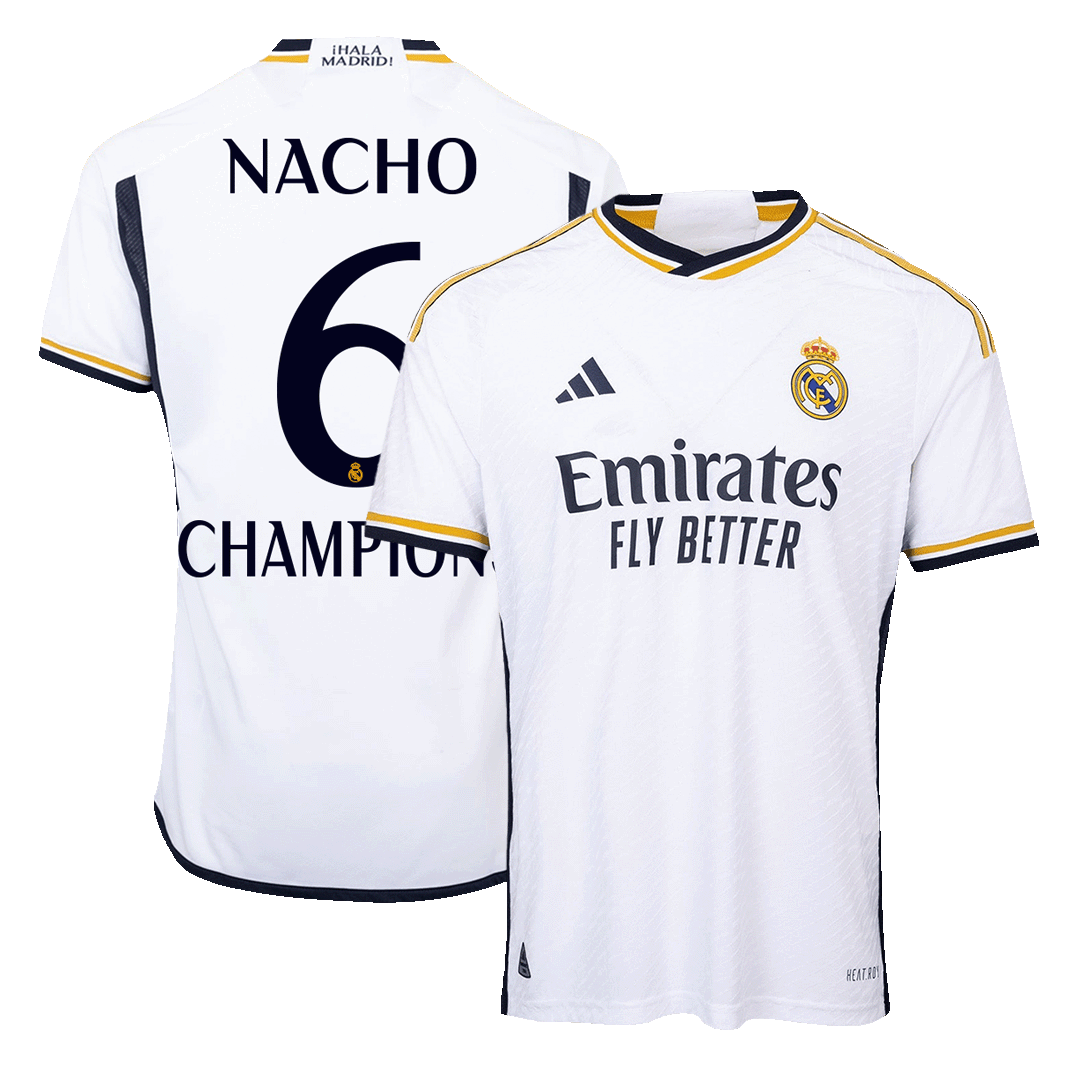 Real Madrid Hemma Fotbollströja NACHO #6 2023/24 Autentisk