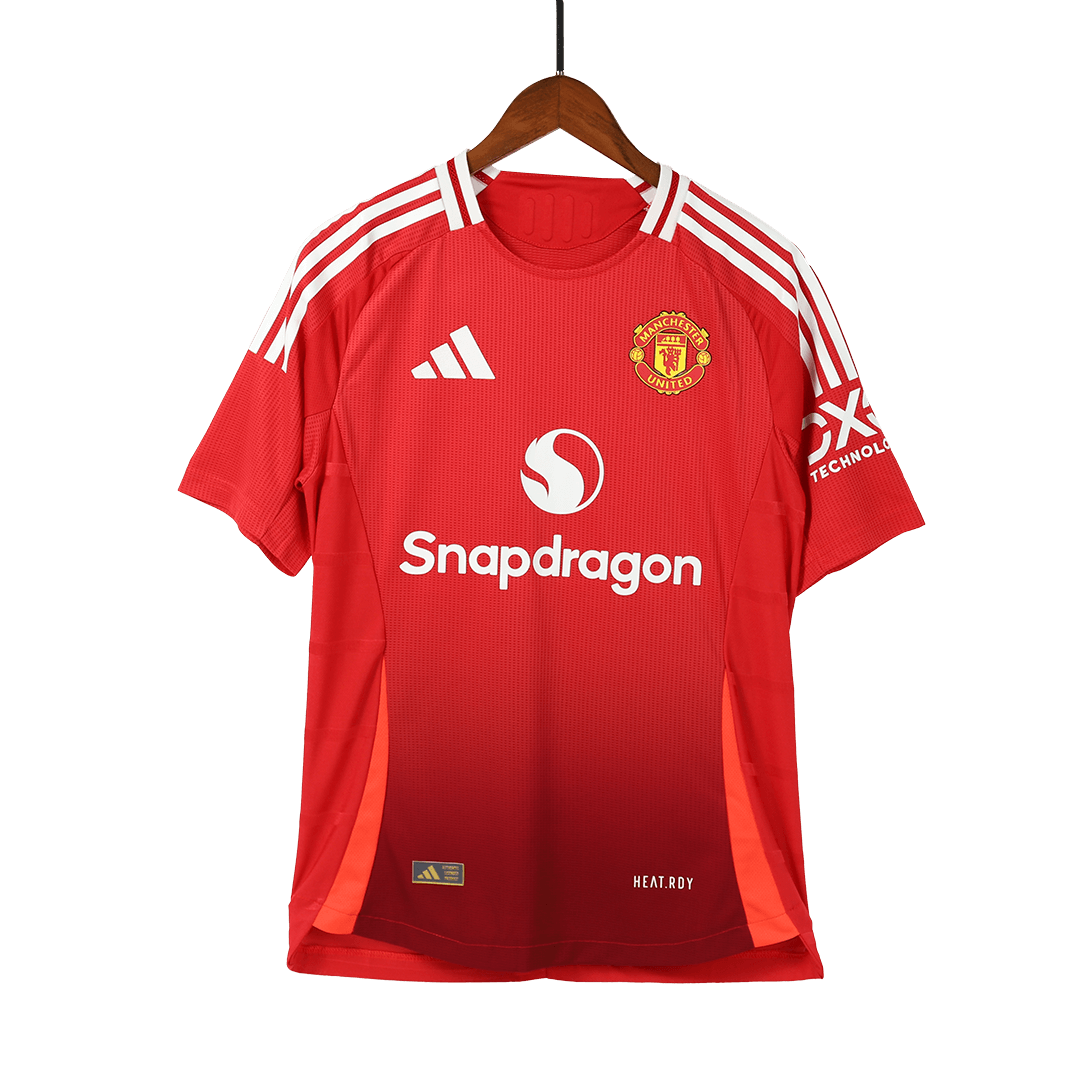 Manchester United Hemma Fotbollströja 2024/25 Autentisk