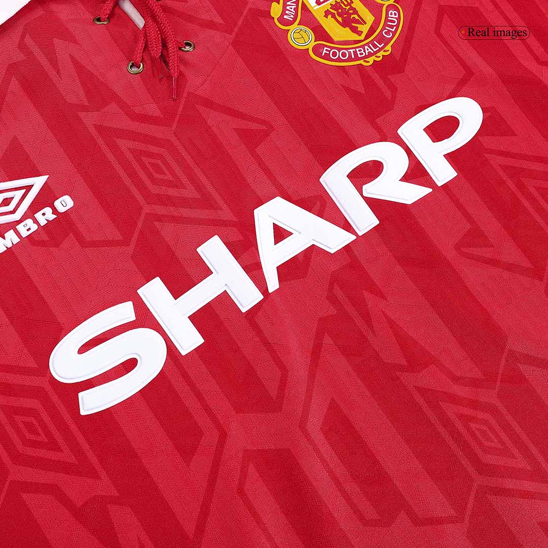 Retro Manchester United Hemma Fotbollströja 1992/94