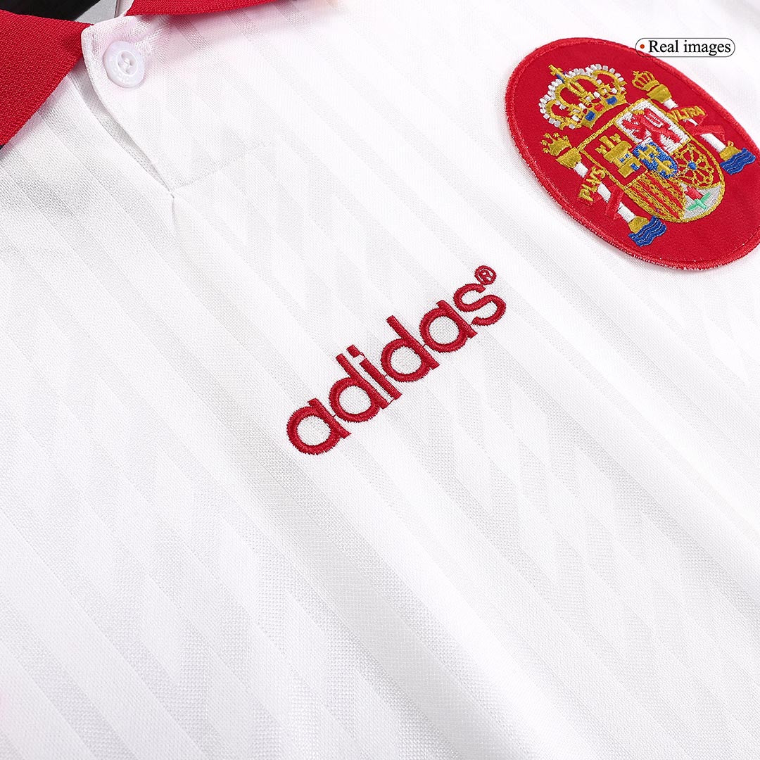 Spanien Borta Fotbollströjor 1994 Retro