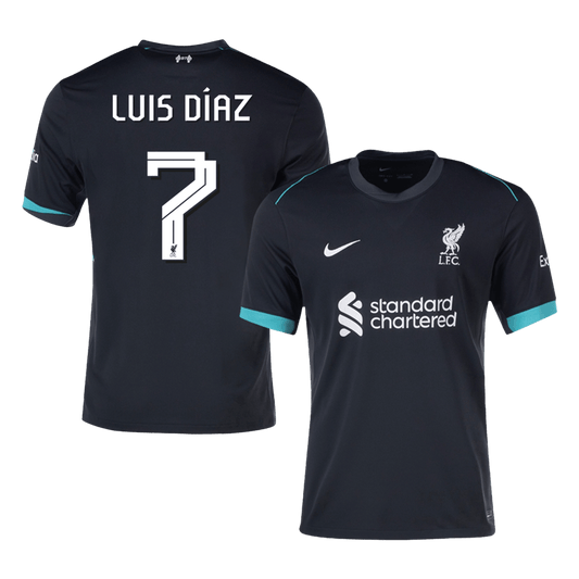 Liverpool Borta Fotbollströja LUIS DÍAZ #7 2024/25 Premium - UCL-1