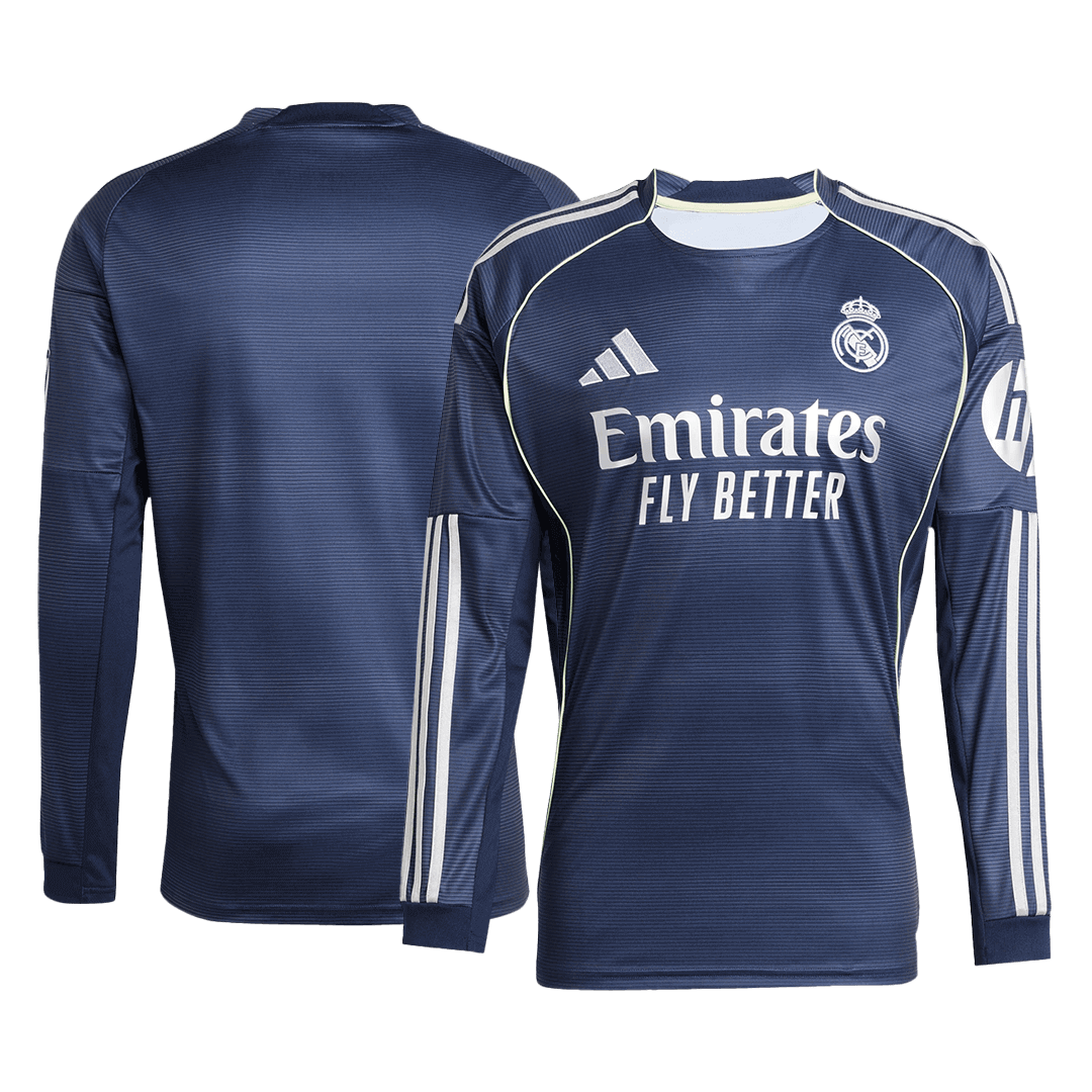Real Madrid Tröja långärmad 2025/26 Borta-2