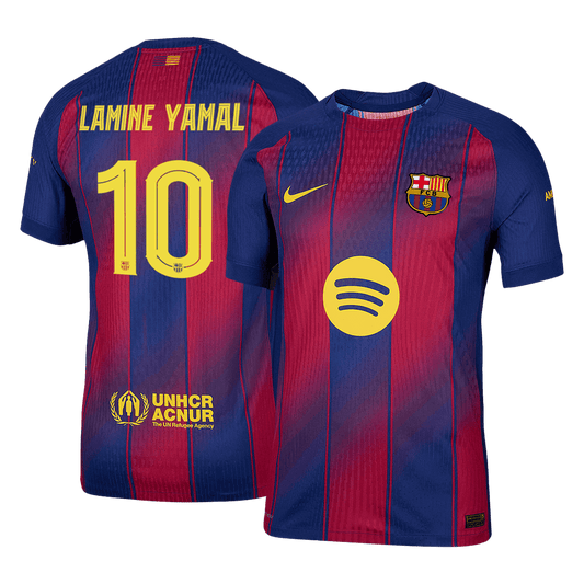 LAMINE YAMAL #10 Barcelona Tröja 2025/26 Hemma Autentisk - UCL-1