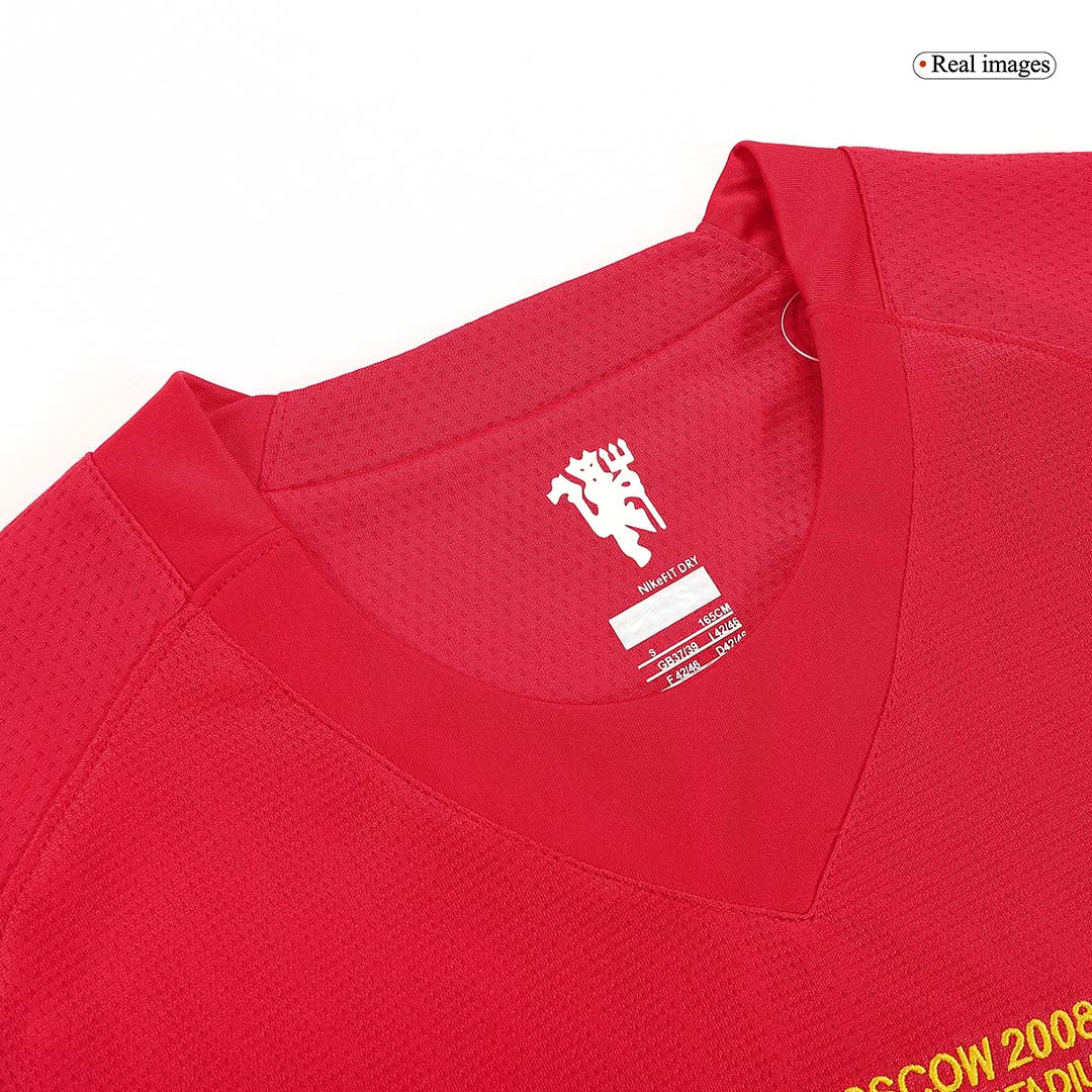 Retro Manchester United Hemma Fotbollströja 2007/08