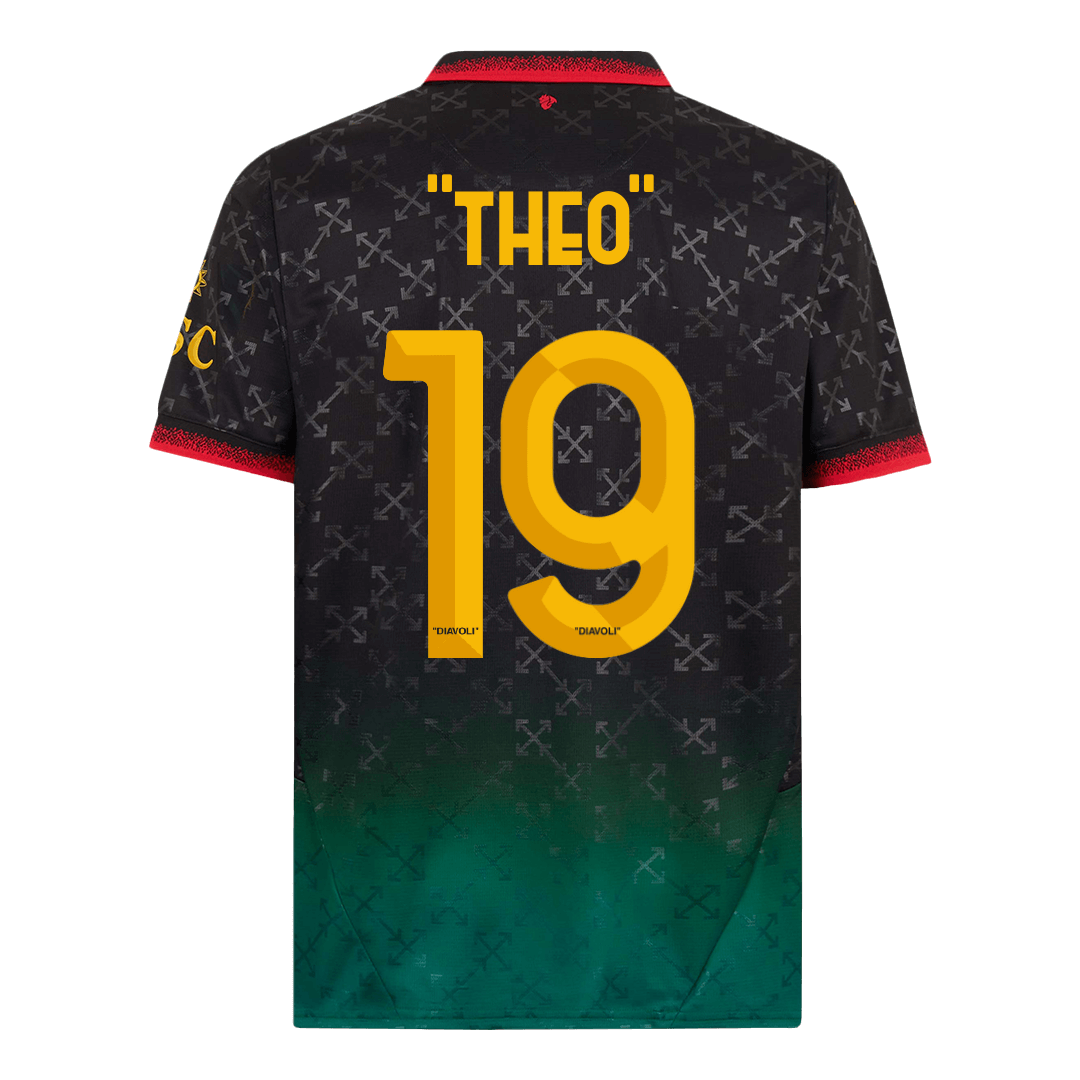 AC Milan Fjärde borta Fotbollströja THEO #19 2024/25