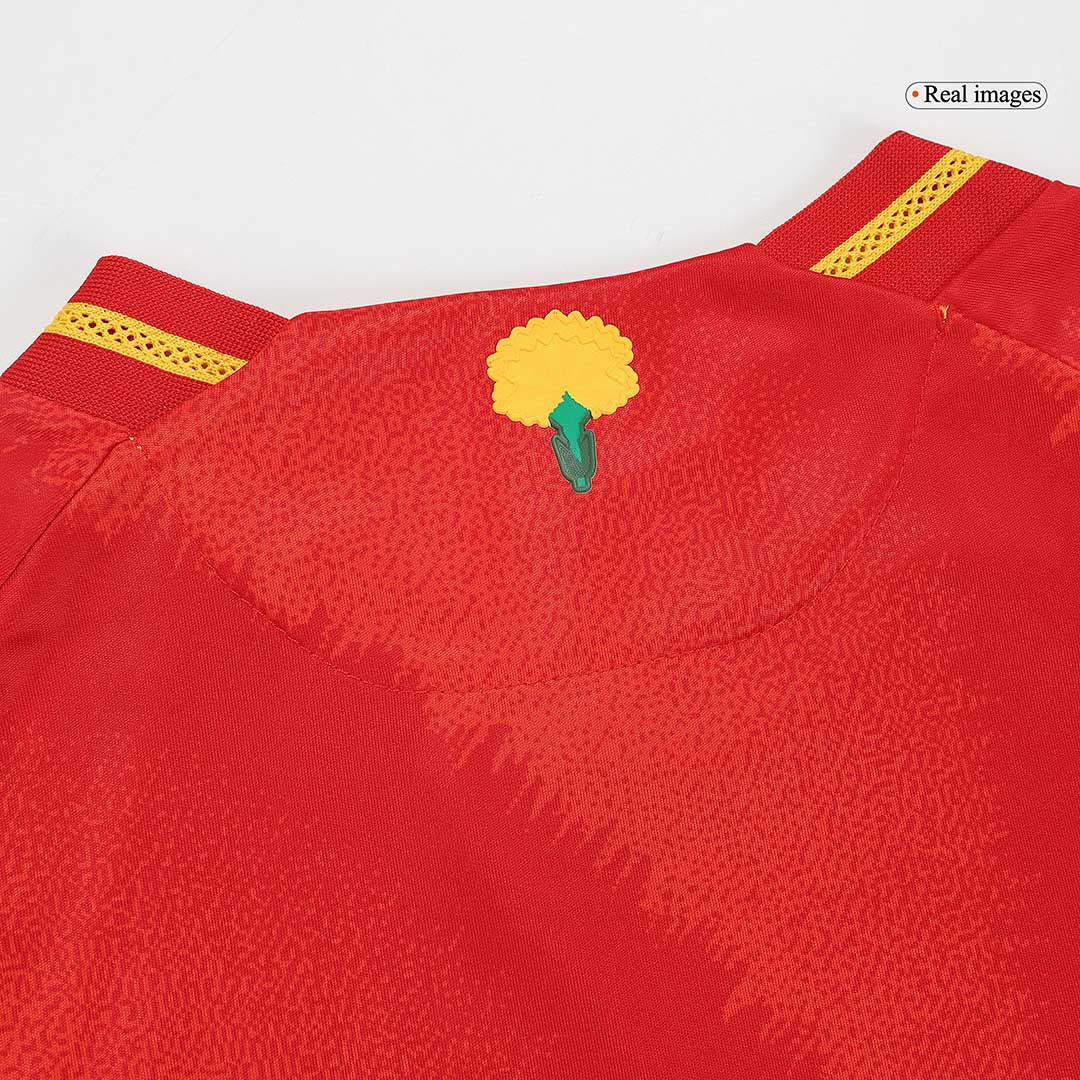LAMINE YAMAL #19 Spanien Hemma Fotbollströjor Euro 2024 Autentisk