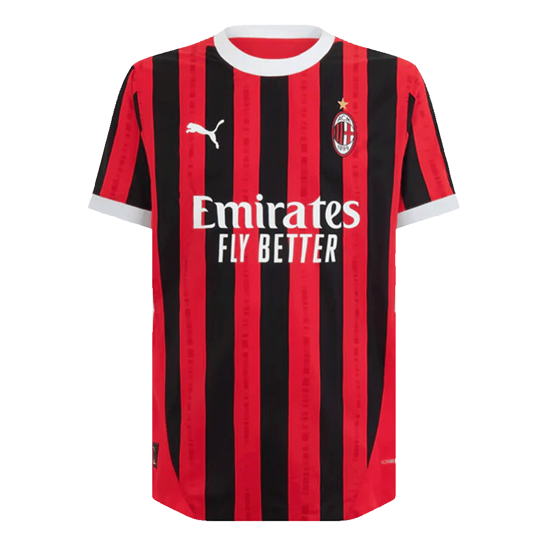 AC Milan Hemma Fotbollströja GIMENEZ #7 2024/25 Autentisk