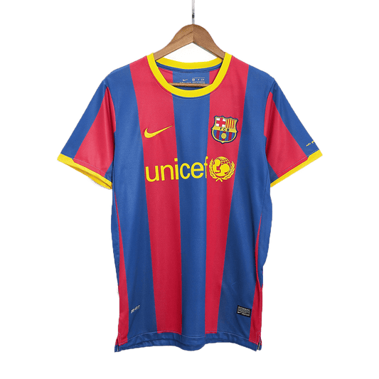 Retro Barcelona Hemma Fotbollströja PUYOL #5 2010/11-1