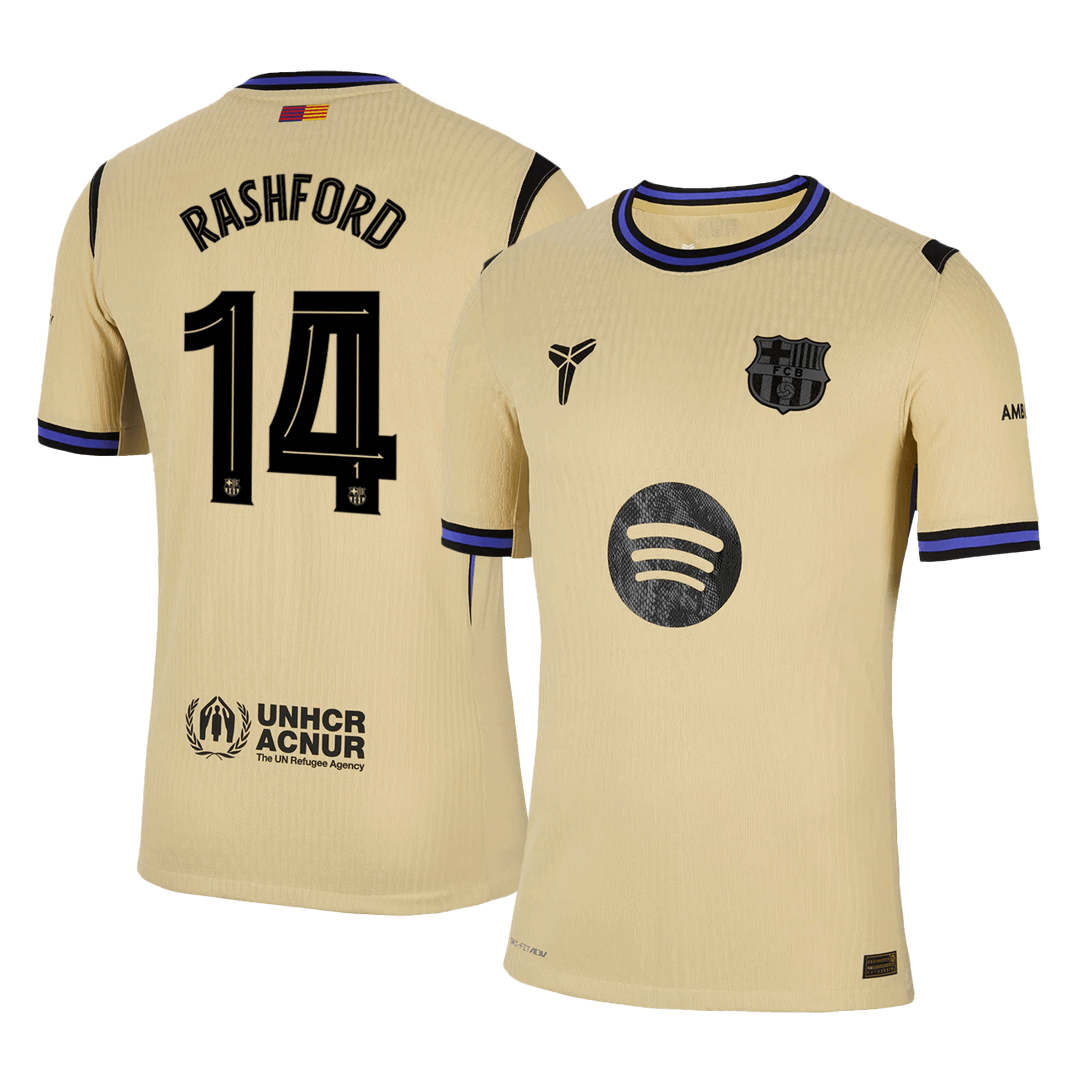 RASHFORD #14 Barcelona Tröja 2025/26 Borta Autentisk - UCL