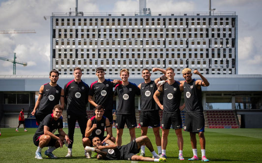 Barcelona FC train