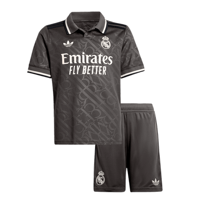 Real Madrid Tredjeställ Fotbollströja 2024/25 Fotbollssats Barn