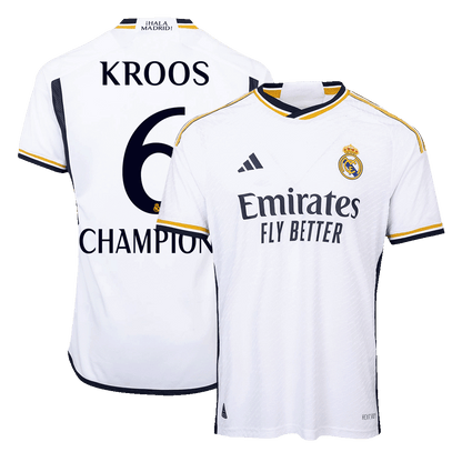 Real Madrid Hemma Fotbollströja KROOS #6 2023/24 Autentisk