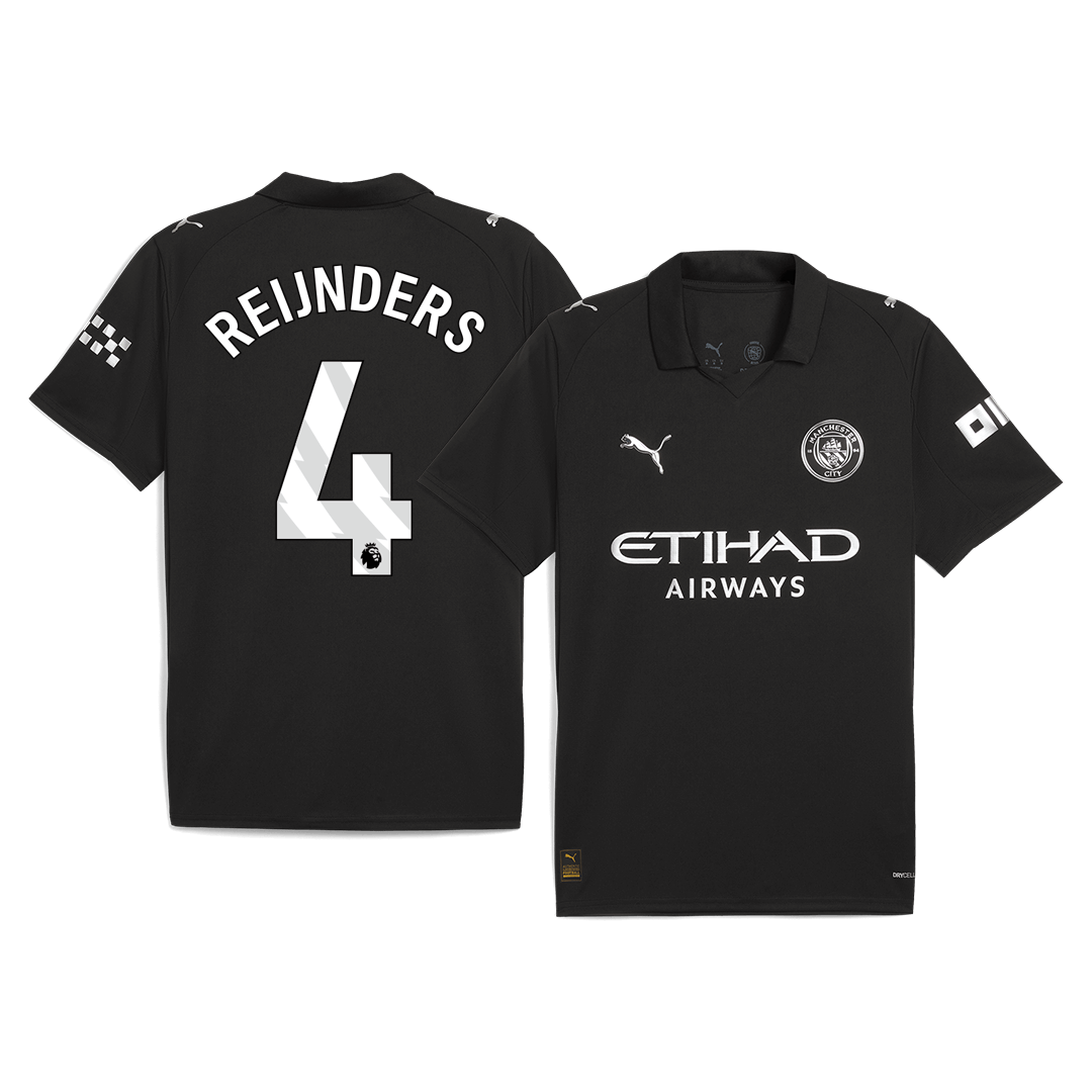 Manchester City Tröja REIJNDERS #4 2025/26 Borta Svart