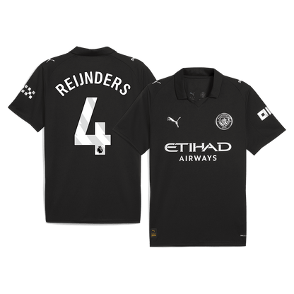 Manchester City Tröja REIJNDERS #4 2025/26 Borta Svart
