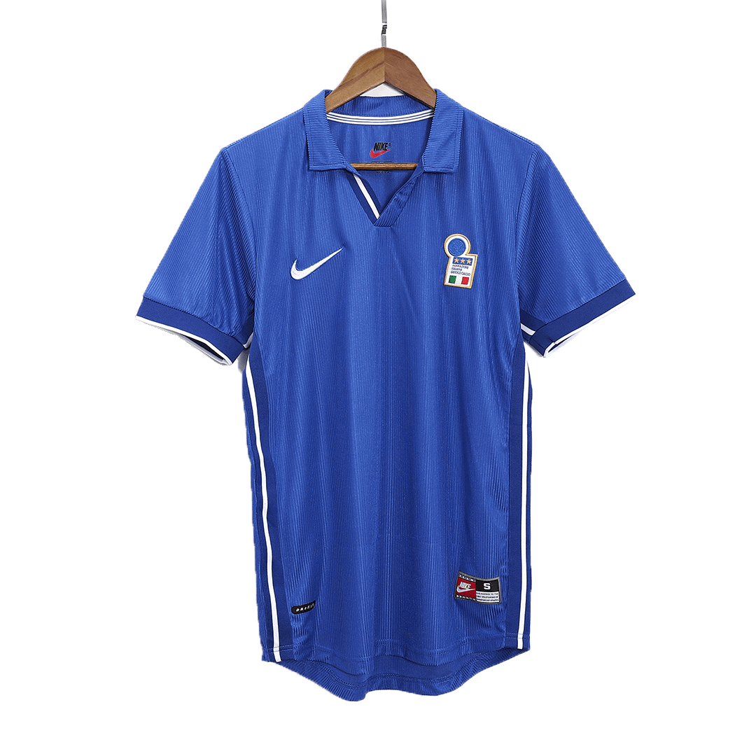 Italien Hemma Fotbollströjor 1998 Retro