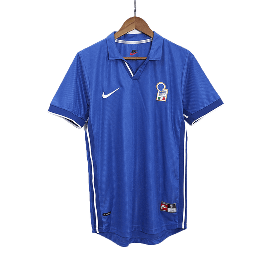 Italien Hemma Fotbollströjor 1998 Retro
