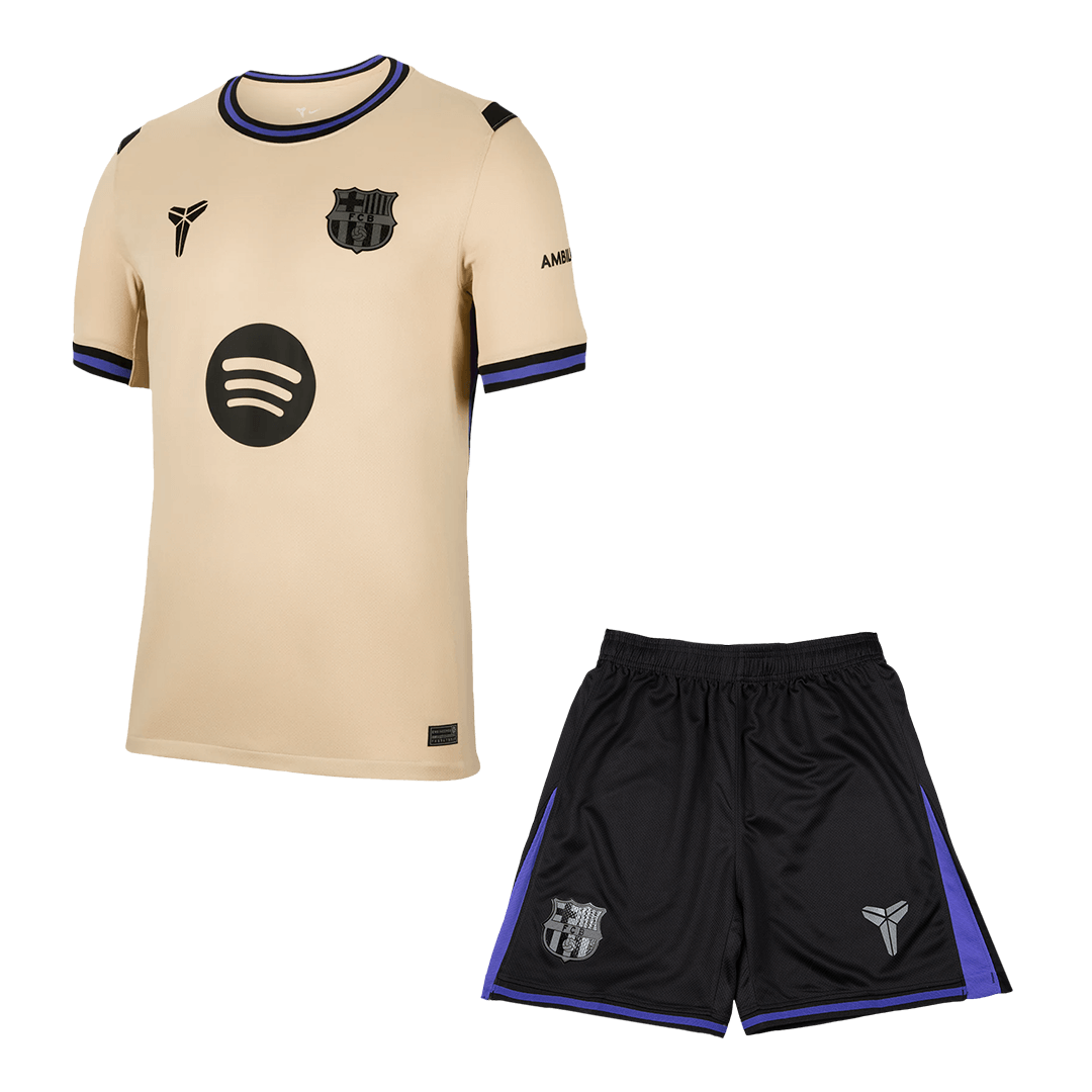 Barcelona Tröja Bortaställ 2025/26 Yellow&Black