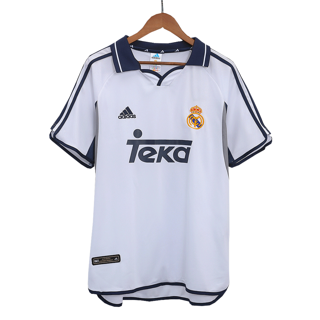 Retro Real Madrid Hemma Fotbollströja 2000/01