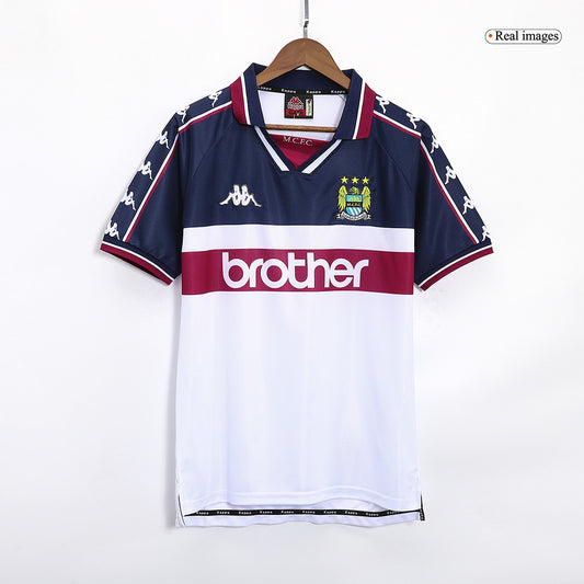 Retro Manchester City Borta Fotbollströja 1997/98