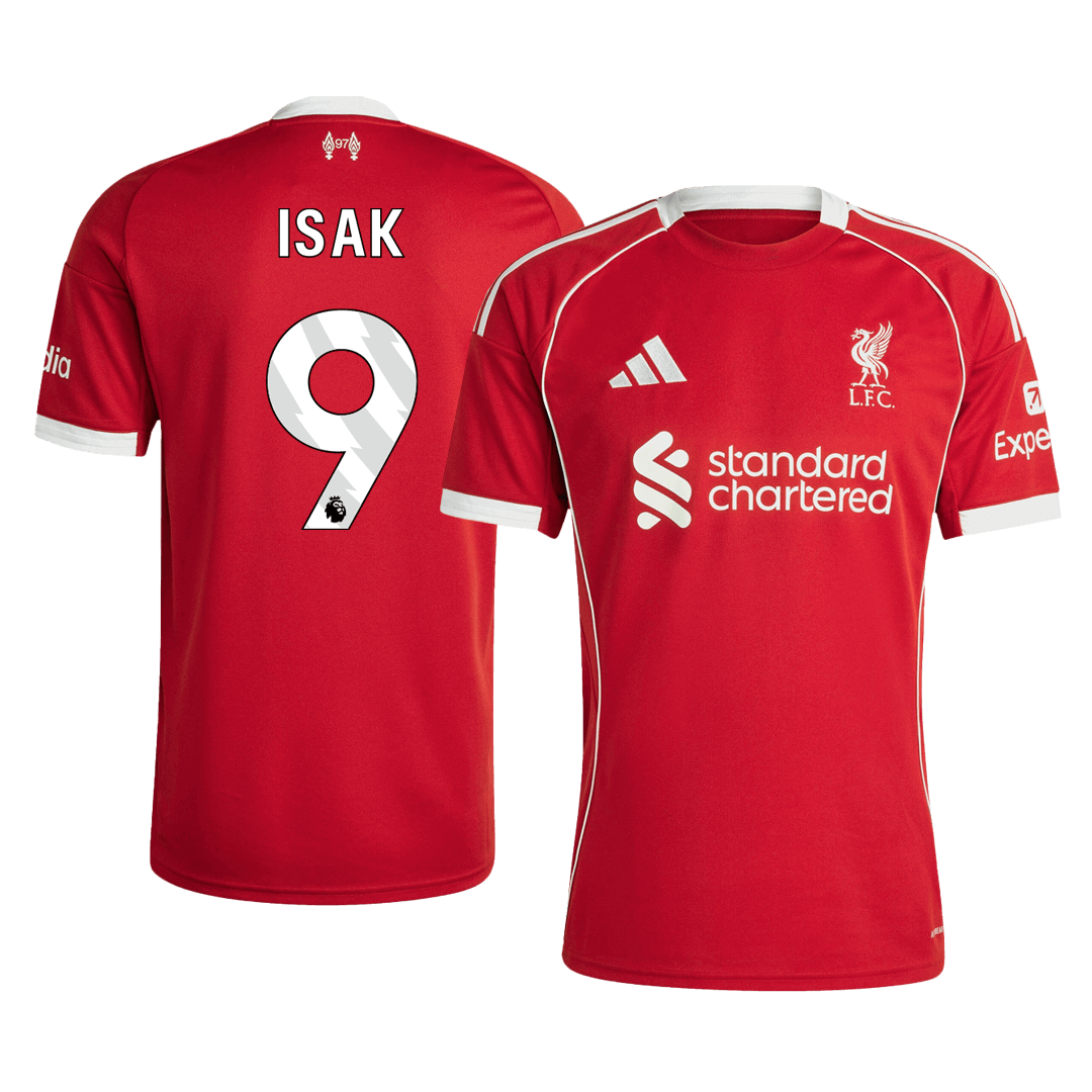 Liverpool Tröja ISAK #9 2025/26 Hemma Röd