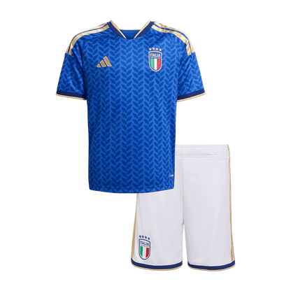 Italy Tröja 2025/26 Hemmaställ Blå Barn - World Cup 2026