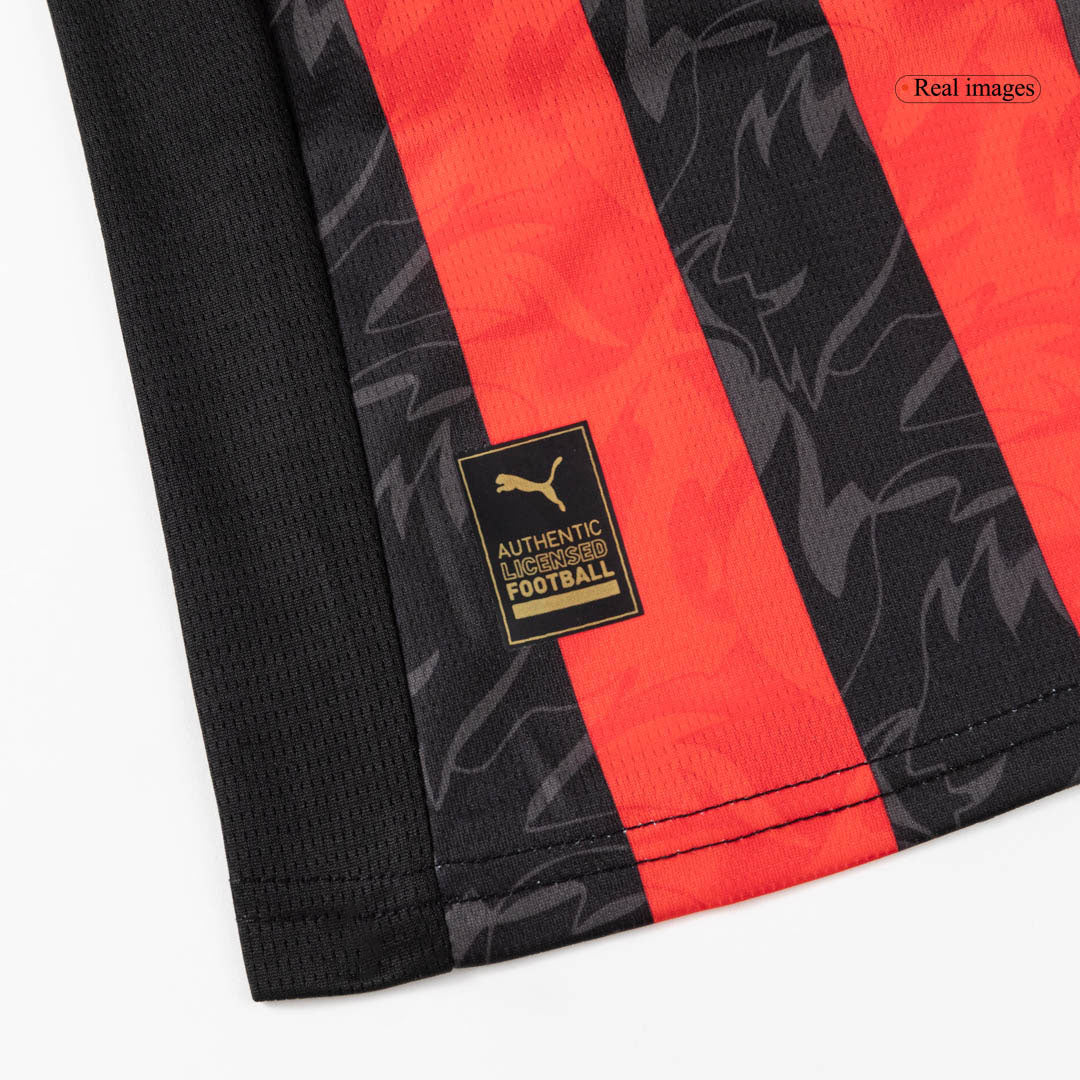 AC Milan Tröja 2025/26 Hemmaställ Red&Black Barn