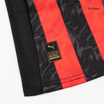 AC Milan Tröja 2025/26 Hemmaställ Red&Black Barn