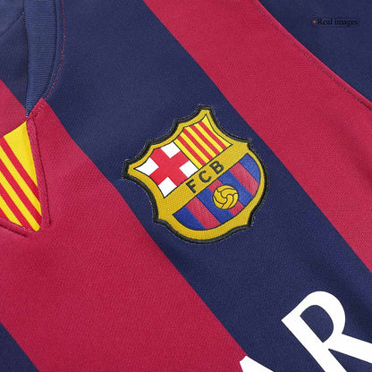 Retro Barcelona Hemma Fotbollströja MESSI #10 2014/15