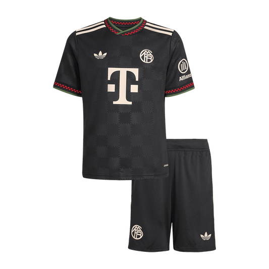 Bayern Munich Tröja 2025/26 Tredjeställ Svart Barn