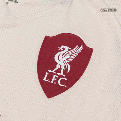 Liverpool Tröja ISAK #9 2025/26 Borta Autentisk Vit