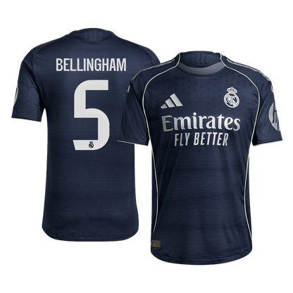 BELLINGHAM #5 Real Madrid Tröja 2025/26 Borta Autentisk