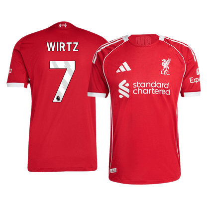 WIRTZ #7 Liverpool Tröja 2025/26 Hemma Autentisk
