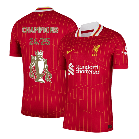 Liverpool Hemma Fotbollströjor 2024/25 röd Autentisk - CHAMPIONS 24/25