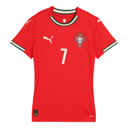 Portugal Hemma Fotbollströjor RONALDO #7 2025 Dam