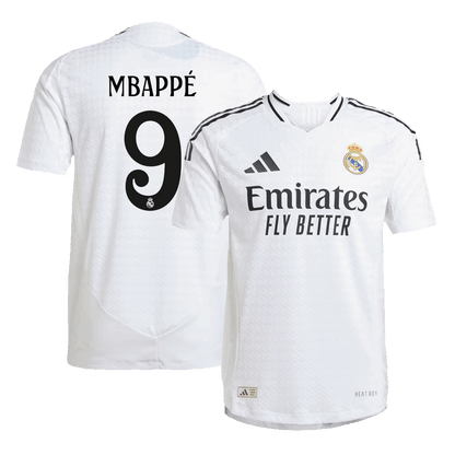 Real Madrid Hemma Fotbollströja MBAPPÉ #9 2024/25 Autentisk