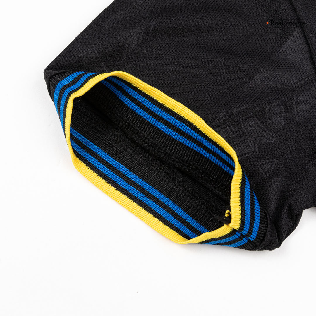 Manchester United Tröja 2025/26 Tredjeställ Svart Barn