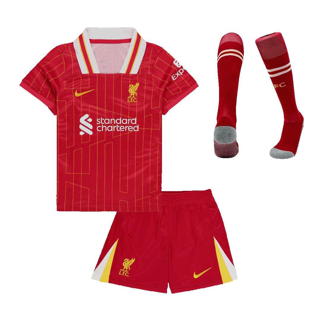 Liverpool Hemma Fotbollströja 2024/25 Fotbollssats Barn
