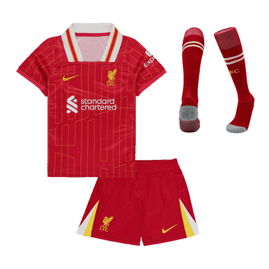 Liverpool Hemma Fotbollströja 2024/25 Fotbollssats Barn