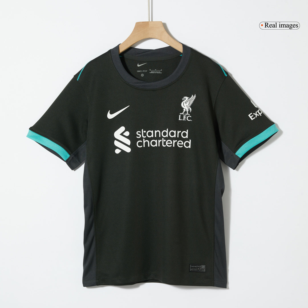 Liverpool Borta Fotbollströja 2024/25 Fotbollssats Barn