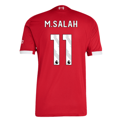 M.SALAH #11 Liverpool Tröja 2025/26 Hemma Autentisk